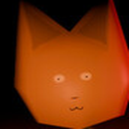 Close crop of Doug's face lit by a red lamp.